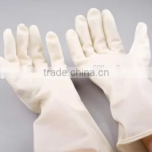 White Nitrile Washing Up Household Rubber Gloves thumbnail-3