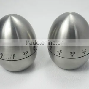 Best Selling Egg Stainless Steel 60-Minute Kitchen Timer thumbnail-1