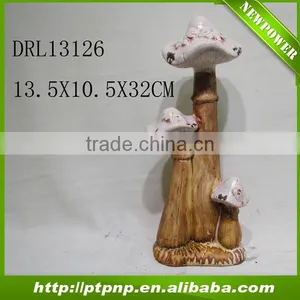 Factory Selling Antique Small Glazed Small Ceramic Mushroom thumbnail-1
