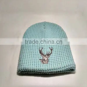 Animal Lamb Logo Winter Knitting Warm Wool Cap for Men and Women thumbnail-1