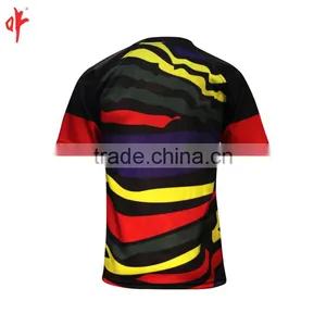 280g Spandex Fabric Camouflage Design Sublimation Custom Rugby Jersey in Rugby Football Wear thumbnail-3