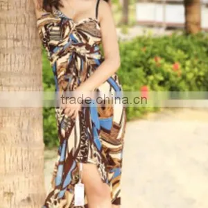 Wholesale Chiffon Shawl Women Naked Beach Wrap Skirt thumbnail-4