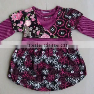 Baby Girls' Dress, Kids Bud Skirt BUR Long Sleeve Children Dress thumbnail-1