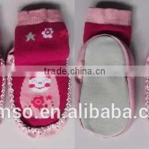Terry Socks up Leather Sole Bottom Sewing by Handmade thumbnail-1