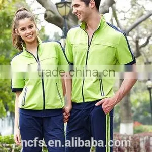 Fashion 100% Cotton Sportswear Sport Suit for Couple Lover thumbnail-3