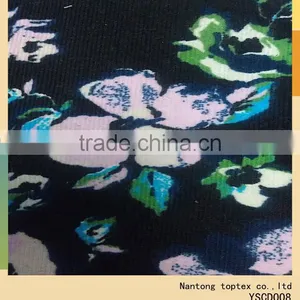 Printed Cotton Fabric/ Corduroy Cotton Fabric /100 Cotton Textile Fabric for Ladies thumbnail-1
