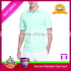 Knit Collars White Men Polo Shirt Supplier in China thumbnail-6