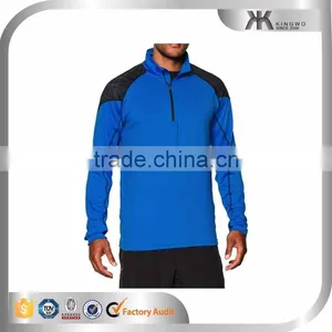 Custom Stand Collar Mens Lycra Sport t Shirt,swim Shirt Quick Dry thumbnail-2