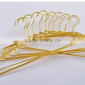 Wholesale Wire Hanger Copper Clothes Metal Hanger Bulk Wire Rose Gold Hangers thumbnail-3