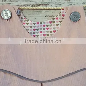 Girl Pinafore Dress Kids Easter Bunny Pink Dress thumbnail-4