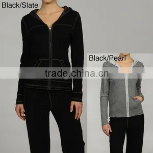 Custom Women Single Color Hoodies thumbnail-1