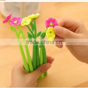 Flower Shape Gel Pen Plastic Ballpoint Pen 0.38mm Penfor Office & Student thumbnail-6