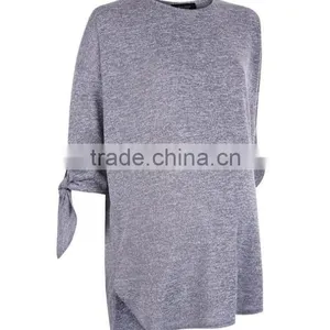 Wholesale Maternity Wear Clothes Knit Tie Sleeve Tops thumbnail-5