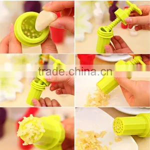 Kitchen Ginger Garlic Manual Press Twist Cutter Crusher Grinding Grater Planer Slicer Mini Cooking Tool KC1402 thumbnail-4