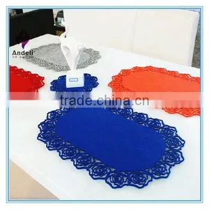 Gorgeous Colorful Patterned Rectangular Table Felt Placemat Tablemat thumbnail-4