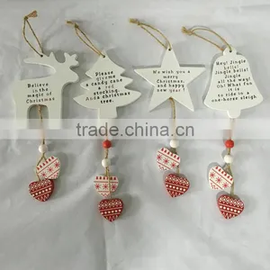 Popular Wholesale Festival Items Promotional Wood Hanging Craft thumbnail-2