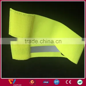 New Design Customized Glow in the Dark Reflective Running Wristbands With Printing Logo thumbnail-6