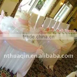 Polyester Table Skirting and Tabel Skirts and Hotel Table Linen thumbnail-1