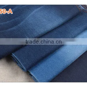 High Quality Best Price Cotton Polyester Stretch Slub Bull Denim Fabric for Girls' Jeans and Shorts thumbnail-1