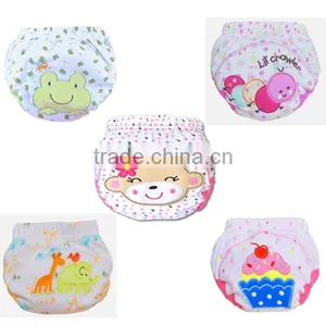 Cartoon Pattern Waterproof Baby Diaper Cloth thumbnail-1