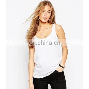 2017 Casual 95% Cotton 5% Spandex Blank Bulk Tank Top thumbnail-5