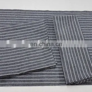 High Quality Linen/cotton Color Weaved Frayed Hem Tea Towels in Stripes in Small Quantities thumbnail-1
