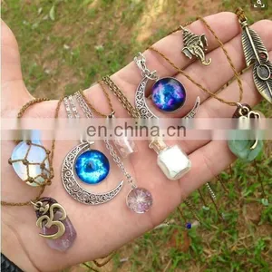 Charm Choker Necklaces - Bohemian Tumblr Grunge Hippie Jewelry thumbnail-2