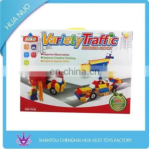 180PCS Kids Variety Traffic Building Blocks Toy thumbnail-1