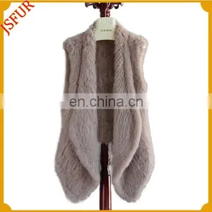 Hot Sale Fashion Fur Vest Rabbit Fur Coat thumbnail-1