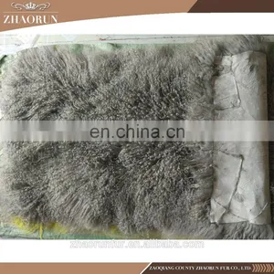 100% Real Factory Price Mongolian Lamb Fur Plate for Garment thumbnail-1