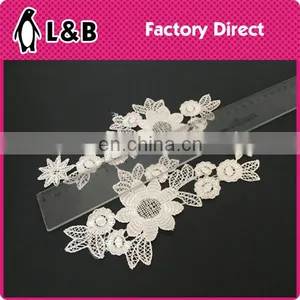 2017custom Fancy Flower Lace Patch/applique thumbnail-3