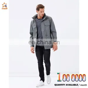 Machine Wash 50% PU 50% Polyester Simple Goose Down Jacket thumbnail-2