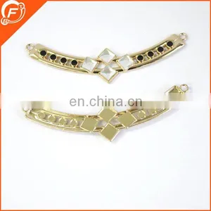 Fantastic Fashion Nice Imitation Gold Color Moon Shap Metal Accessory for Clothes thumbnail-2