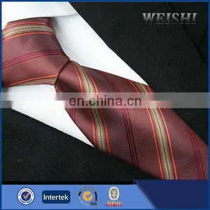 Men's Woven Striped Business Ties 100%Silk Plaid Neck Ties thumbnail-1
