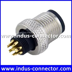 Ip68 a Code 12 Pin Rated Voltage M12 Molded Connector for Phone Line Cord thumbnail-2