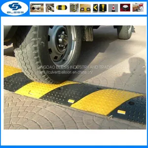 Highway Used Reflective Vehicle Speed Limiter Rubber Speed Bump for Safety thumbnail-4