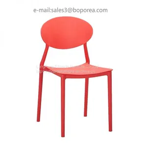 Home Furniture Outdoor Stackable Garden Dining Modern PP Living Room Plastic Chair thumbnail-3