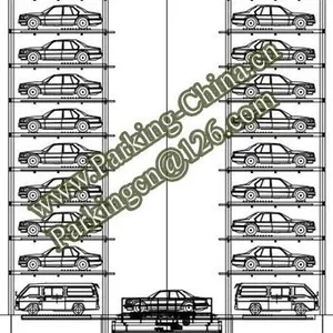 Parking Systems From China Dayang Parking the Full Automatic Smart Parking System Cabinet Vertical Lift Slide Turning System With PLC Control and Monitoring System thumbnail-3