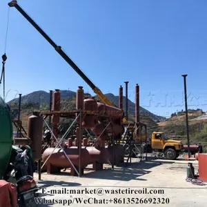 Hot Sale Batch Type Waste Tyre Pyrolysis Equipment Recycling Tire to Oil in USA thumbnail-1