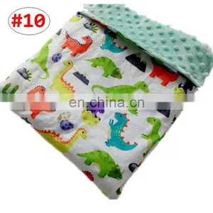 Baby Flannel Blanket Cartoon Animal Toddler Spring Summer Bubbles Blanket Bedding Wrap 10Styles thumbnail-6