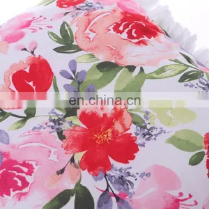 Printed Pillows Outdoor Decorative Multi-color Fancy Flower Popular Creative Digital Printing Square Throw Pillow Cover thumbnail-4