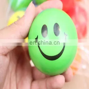 Multiple Promotion Gift Toys Smiley Anti Stress Soft PU Foaming Ball thumbnail-2