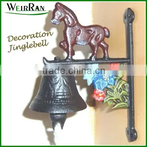 (1063) Wrought Iron Decorative Jingle Bell Metal Artware Animal Welcome Doorbell thumbnail-3