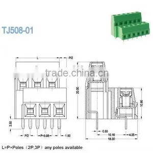 Wago Terminal Blocks 5.08mm Euro Type for Industry Control and Automation thumbnail-2