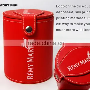 Portable Suitable Fashion Mini Leather Dice Cup thumbnail-6