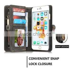For Iphone 6 Flip Leather Case Luxury Wallet Cover Cell Phone Leather Case thumbnail-1