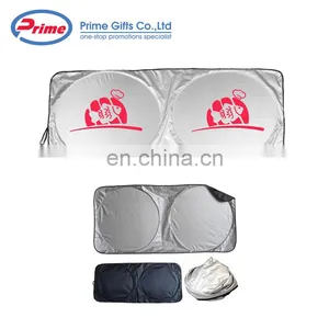 Promotional Custom Design Foldable Funny Car Sunshade thumbnail-5