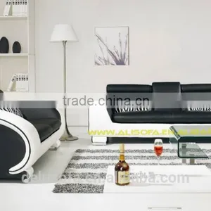 Space Saving Leather Sofa For Sale thumbnail-2