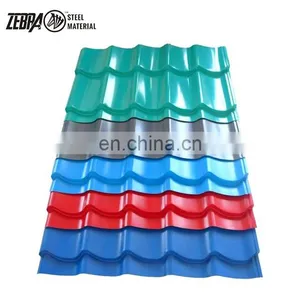 Prime Quality Colour Coated Iron Sheets Blue Metal Pre Painted Galvanized Steel For Roofing Panels thumbnail-5