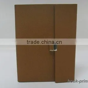 Metal Spiral Notebook With Lock thumbnail-1